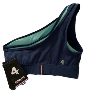 NWT SOLO BRA MIDNIGHT/AQUA SIZE XS